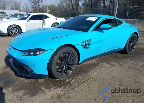 2020 Aston Martin Vantage из США, поврежденный, VIN SCFSMGAW9LGN04360